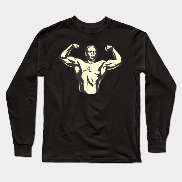 Strong man Long Sleeve T-Shirt by ShirtyLife